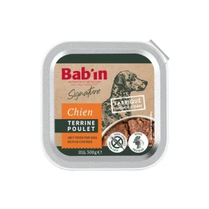 Bab'in - Terrine au poulet pour Chiens - 300g
