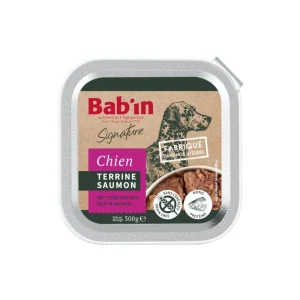 Bab'in - Terrine au Saumon pour Chiens - 300g