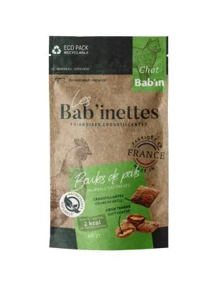 BAB’INETTES CHAT BOULES DE POIL 60g Animal