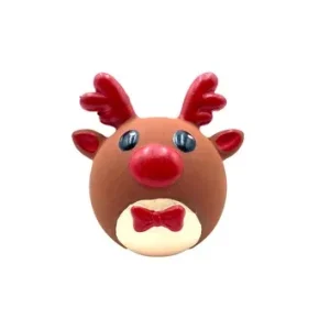 Balle de Noël Renne 7 cm chien