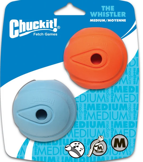 Balle siffleuse pour chiens, Chuckit whistler ensemble de 2 balles - Image 2