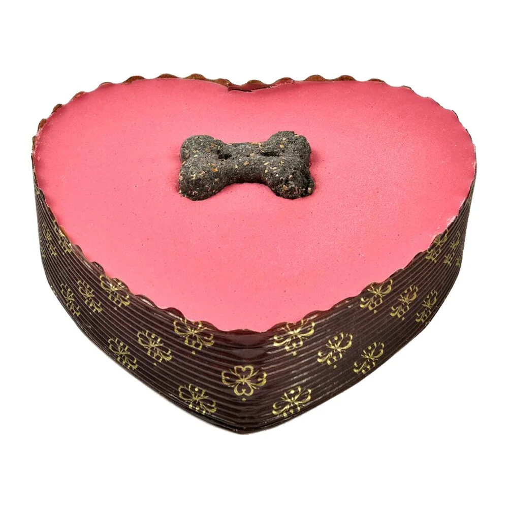 Barking Bakery Pink Heart Pawty Cake