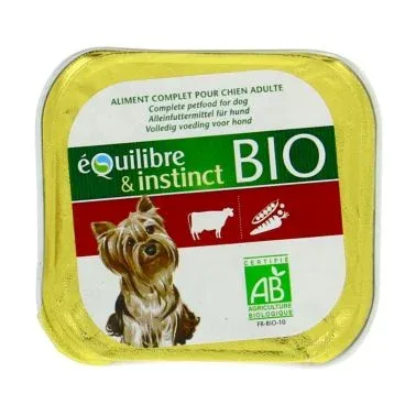 Barquette Au Bœuf Pour Chien 150g Bio