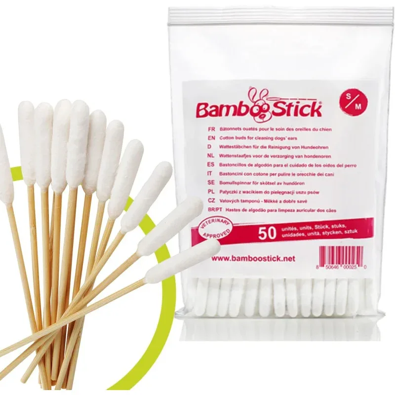 Bâtonnets ouatés Bamboostick – taille S/M