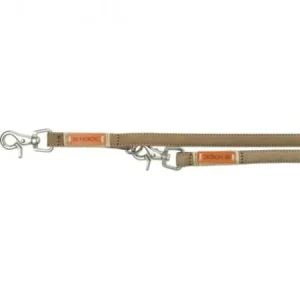 BE NORDIC LAISSE CUIR COULEUR SABLE