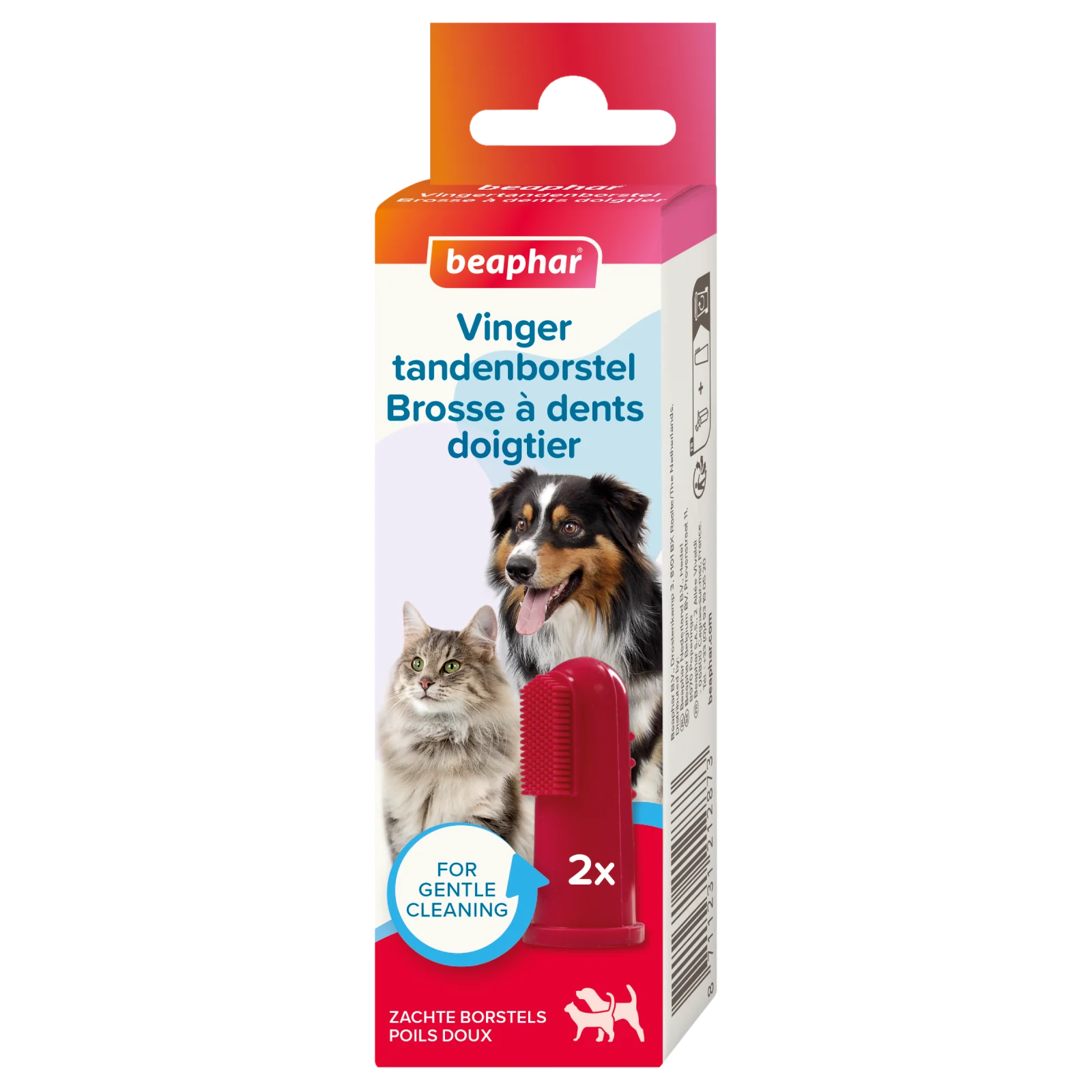 Beaphar - Doigtier Brosse à Dents pour Chiens et Chats - Image 2