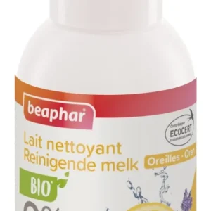 Beaphar - Lait Nettoyant Bio oreilles pour Chien et Chats - 100 ml