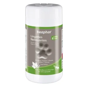 Beaphar lingettes nettoyantes : yeux oreilles pattes pelage – Chien chat