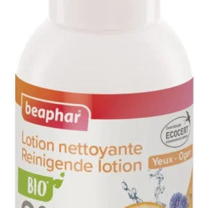 Beaphar - Lotion Nettoyante Bio Yeux pour Chien et Chat - 100 ml