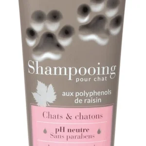 Beaphar - Shampoing pour chats & chatons aux extraits naturels de thé blanc & de soie - 200 ml