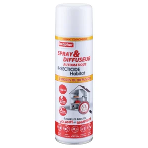Beaphar - Spray et Diffuseur Automatique 160m2 pour Habitat - 500ml