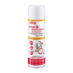 Beaphar Spray+Diffuseur auto. Insecticide Habitat + Géraniol
