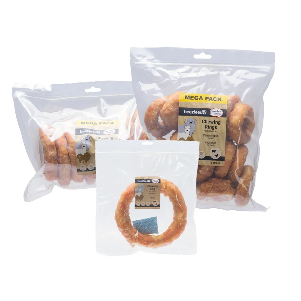 Beeztees Anneau à mâcher avec du poulet