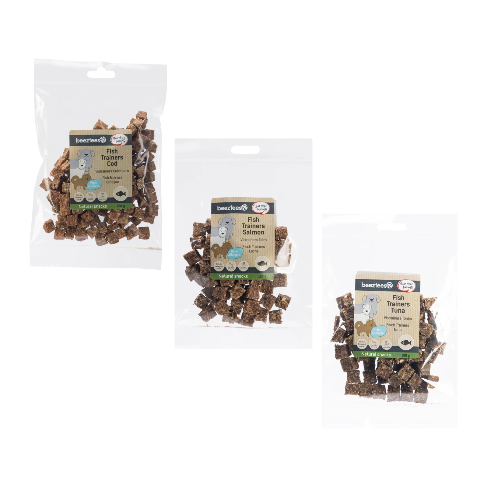 Beeztees Friandises d’entraînement au poisson