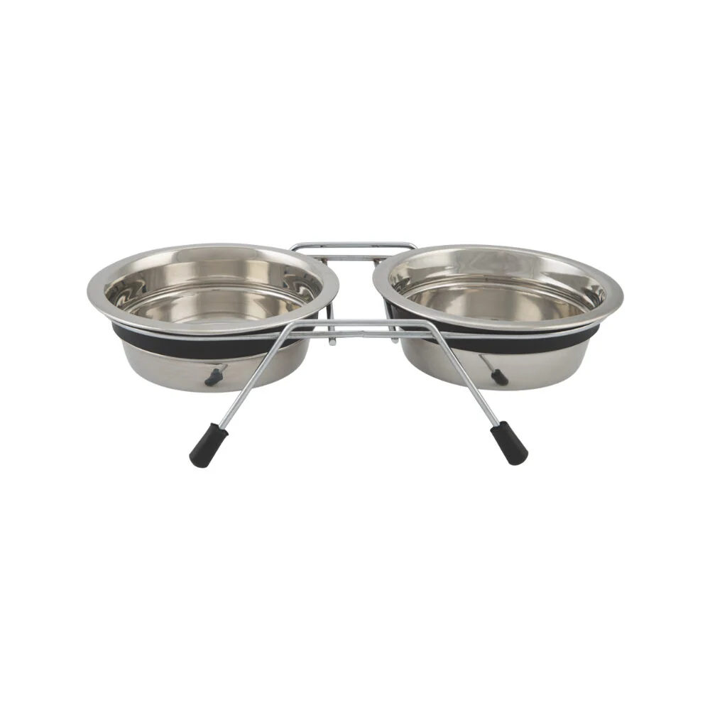 Beeztees Lumara Dinerset Deluxe en Acier Inoxydable