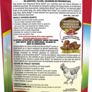 Benny Bully’s – Côtelettes de Coeur de poulet Entier – Gâteries Lyophilisées pour Chiens