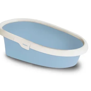 BERGAMO MINOU Bac Litière Bleu Azur L
