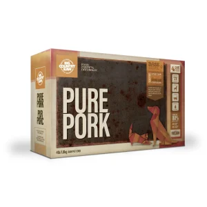 Big Country Raw – Crue – Formule Pur – Porc – 4lb – Chien et Chat