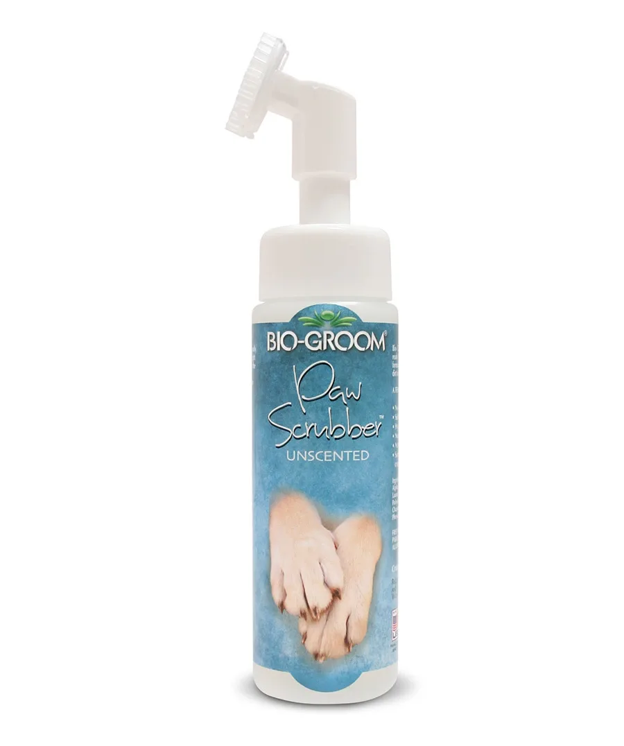 Bio-groom paw scrubber, Brosse à pattes avec mousse