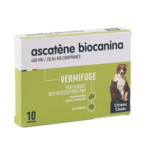 Biocanina Ascatène – Vermifuge pour chat et chien – Traitement