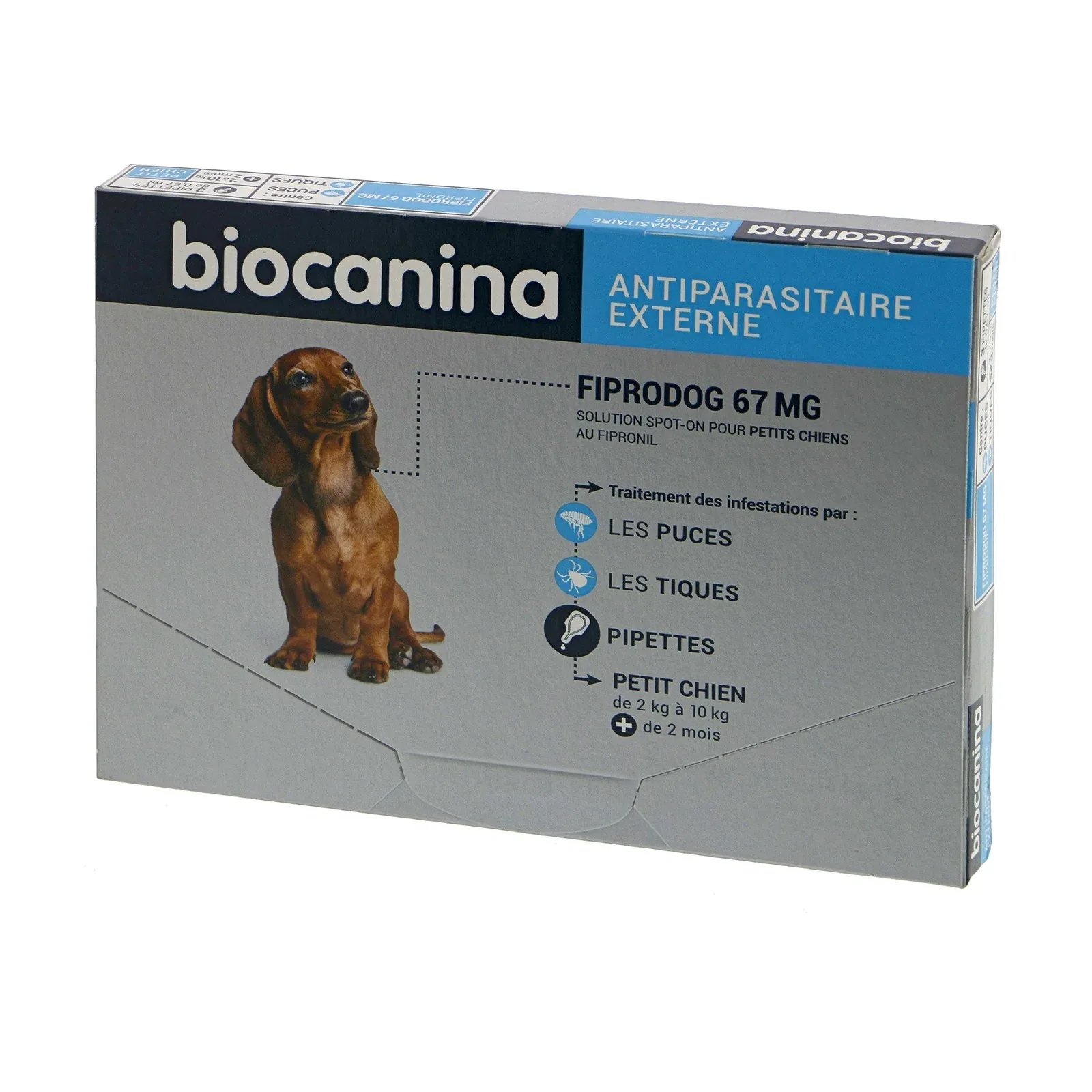 Biocanina Pipettes antiparasitaire Fiprodog Spot-On chien