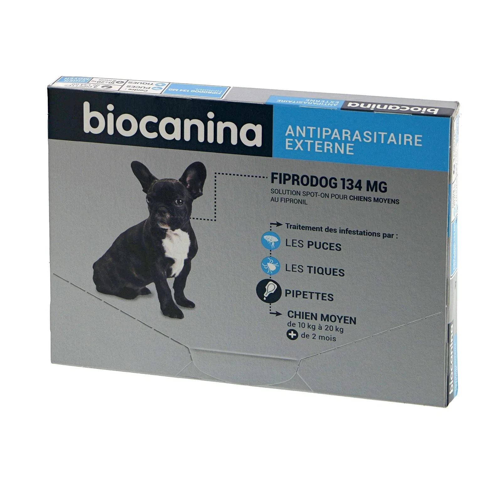 Biocanina Pipettes antiparasitaire Fiprodog Spot-On chien - Image 2