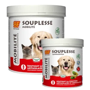Biofood herbes souplesse pour chien et chat – pot 450 g