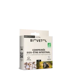Biovetol – Comprimés Bio Bien-être Intestinal pour Grand Chien