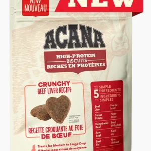 Biscuits pour grands chiens au boeuf. Acana, 255g ( 9 oz )
