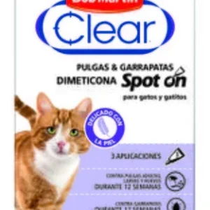 Bob Martin Clear Pipette Diméthicone Chaton et Chat – France