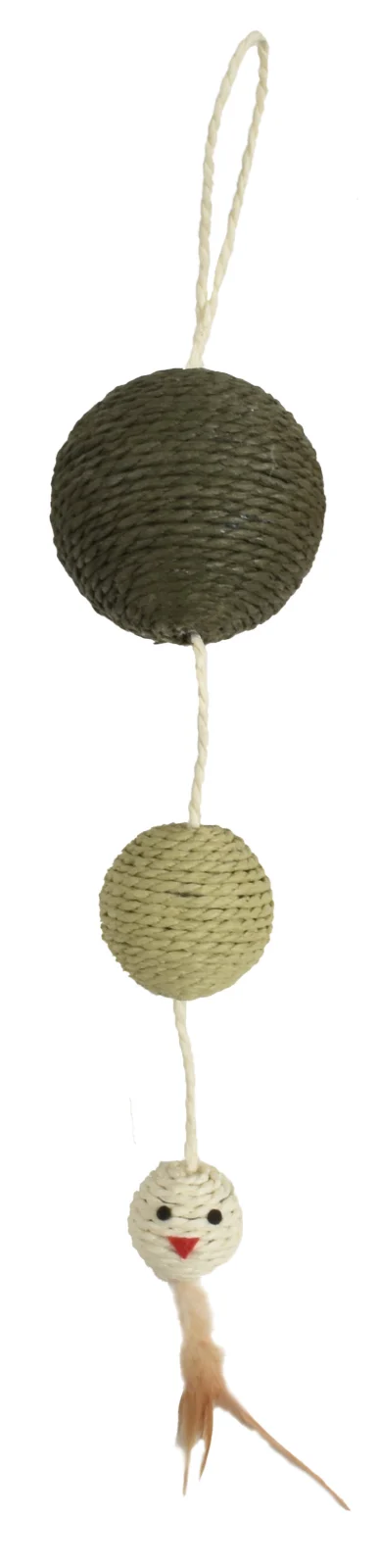 Bobby - Griffoir Plume Vert pour Chats - 57cm
