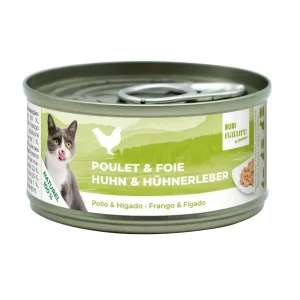 Boîte chat Bubi Nature poulet et foie (70 g) – Bubimex