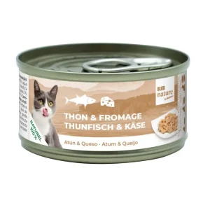 Boîte chat Bubi Nature thon et fromage (70 g) – Bubimex