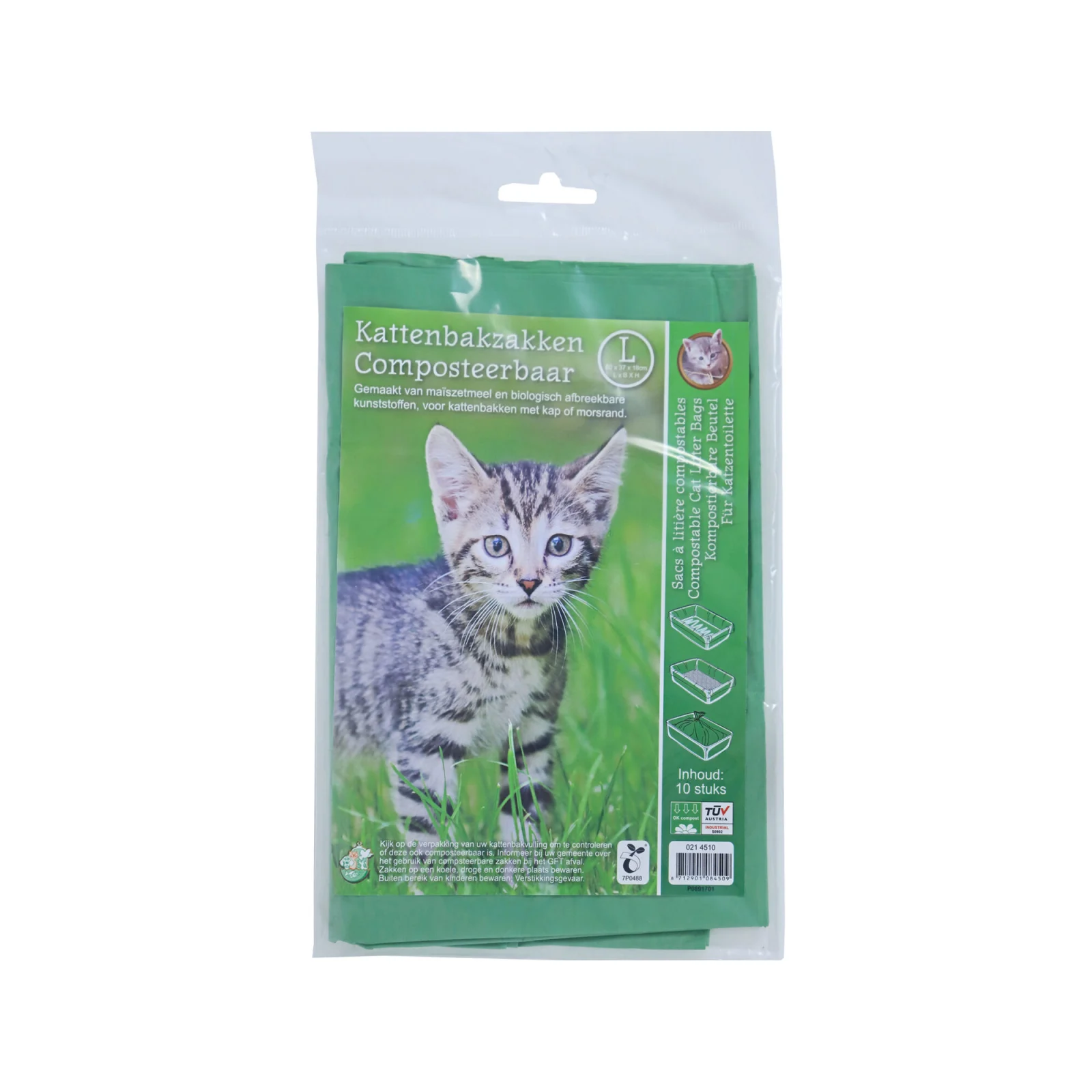 Boon Sac compostable pour bac à litière I Chats I Commander