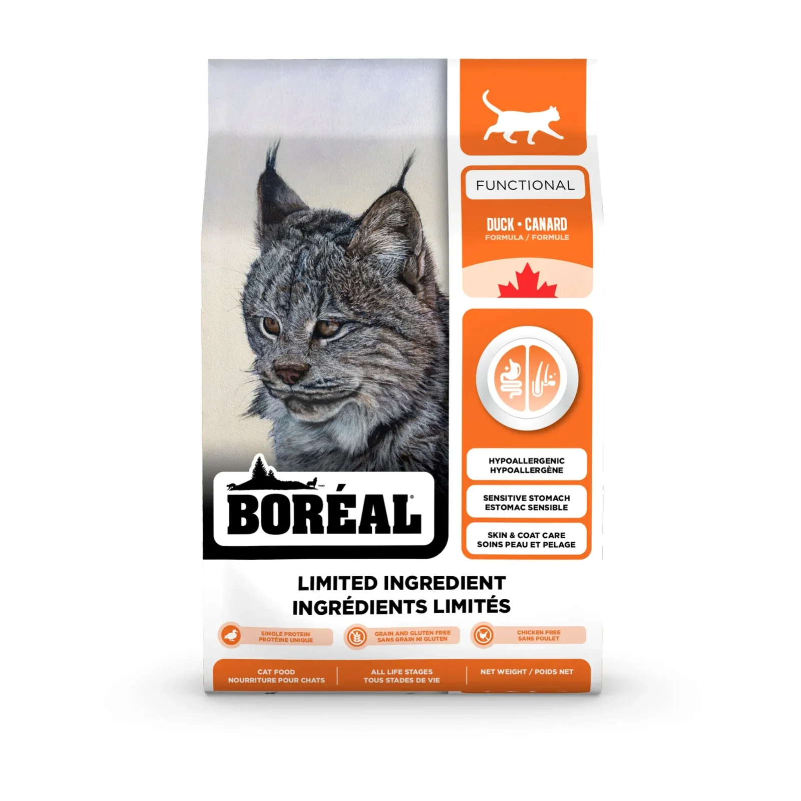 Boréal – Functional – Ingrédients Limités – Canard – Chat- LID