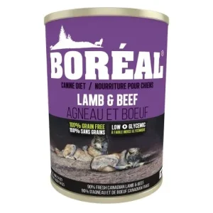 BORÉAL – Nourriture en conserve agneau et bœuf pour chiens