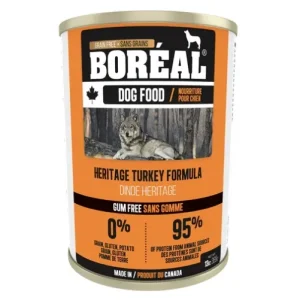 BORÉAL Nourriture en conserve – Dinde Héritage pour chien