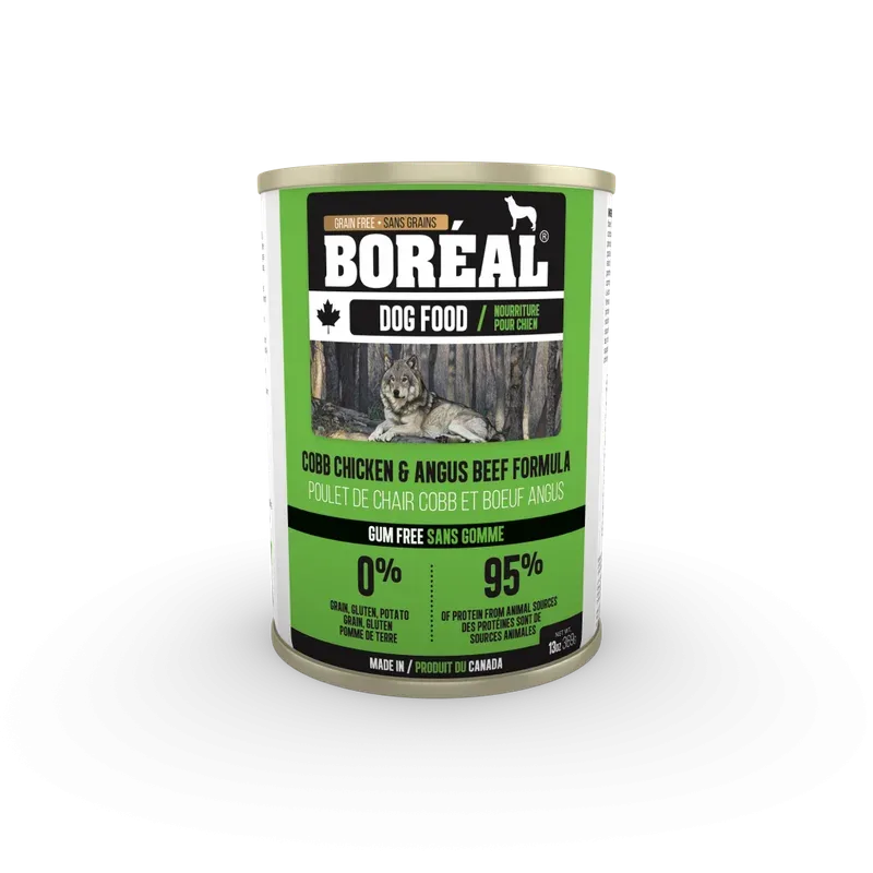 BORÉAL Nourriture en conserve – Poulet et Boeuf pour chien
