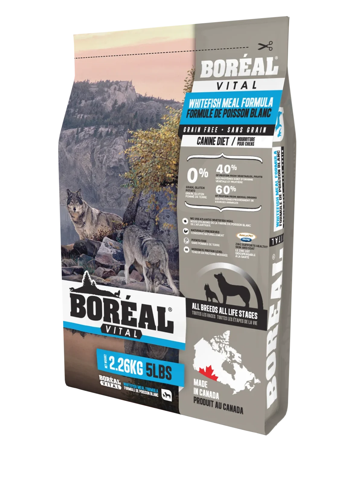 Boréal – Vital – Poisson Blanc – Chien