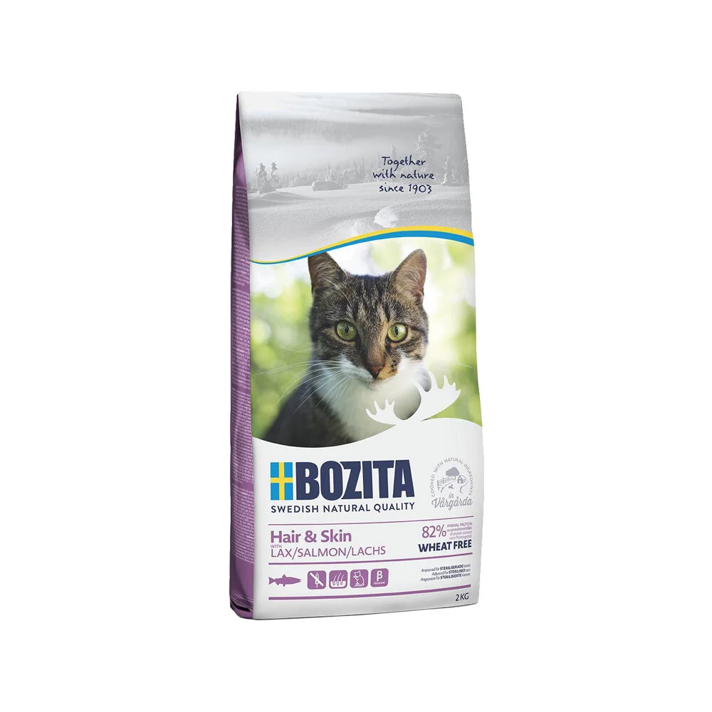 Bozita Hair & Skin Croquettes Chat sans Blé