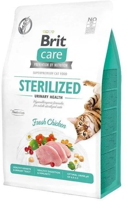 Brit Care Cat Grain-Free Sterilized Urinary Health 400g au meilleur prix sur fr