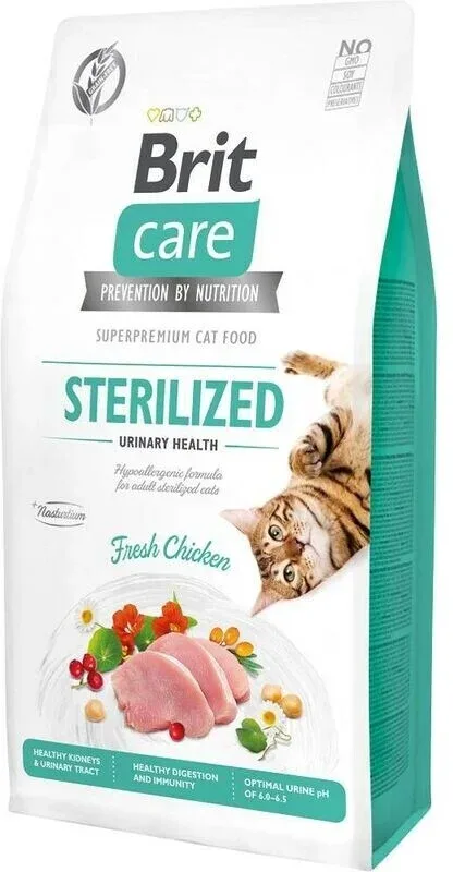 Brit Care Cat Grain-Free Sterilized Urinary Health 7kg au meilleur prix sur fr
