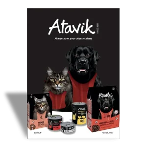 Brochure – Alimentation chiens et chats – Marque Atavik