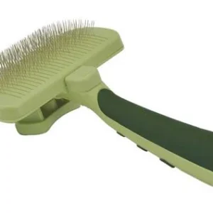 Brosse autonettoyante pour petits chiens, Safari