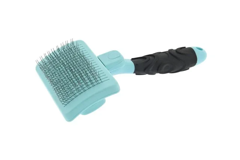 Brosse carde auto-nettoyante (S) – Ferribiella J’ai plus de croquettes