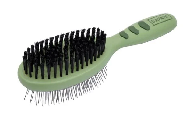Brosse double moyenne pour animaux, Safari