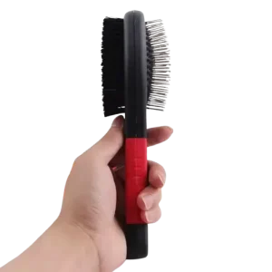 Brosse double pour long poil