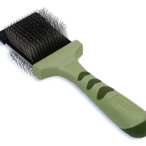 Brosse moyenne double et flexible pour chiens, Safari