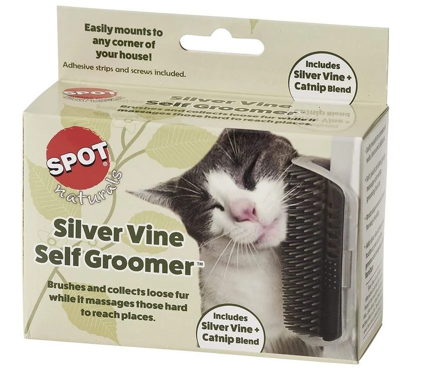 Brosse murale pour chat avec matatabi, Spot