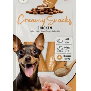 Bubimex - Creamy Snacks Chien x4 au Poulet pour Chiens - 60g